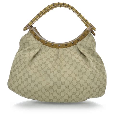 gucci monogram crossbody bag|gucci monogram bamboo handle bag.